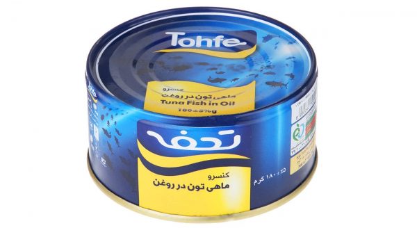 کنسرو ماهی تون در روغن تحفه