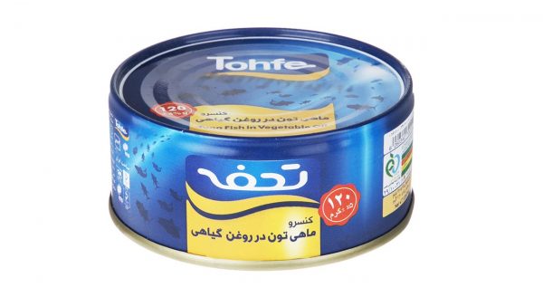 کنسرو ماهی تون در روغن گیاهی تحفه