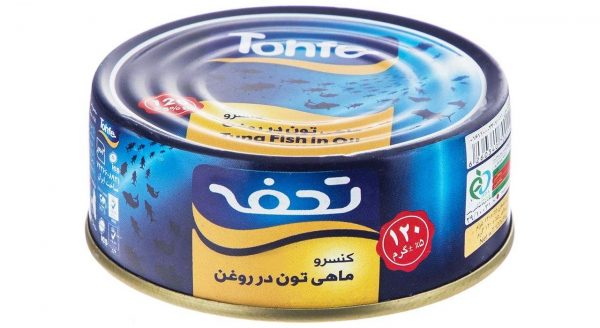 کنسرو ماهی تون در روغن تحفه