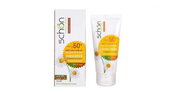 کرم ضد آفتاب رنگی فاقد چربی شون با رنگ طبیعی + SPF50