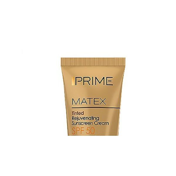 کرم ضد آفتاب جوان کننده پریم مدل Matex Tinted SPF50