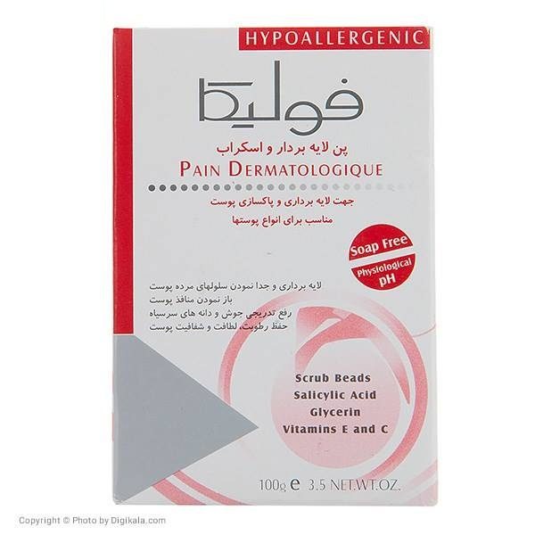 پن لایه بردار و اسکراب فولیکا مقدار 100 گرم