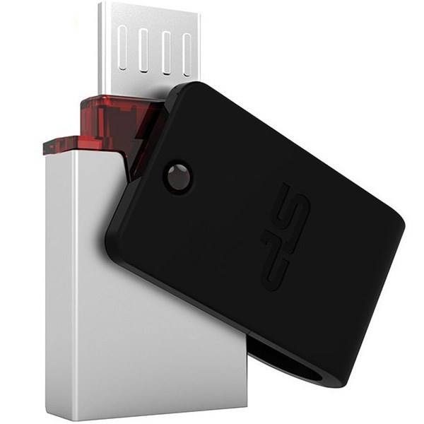فلش مموری USB 3.0 OTG سیلیکون پاور مدل X31 ظرفیت 64 گیگابایت
