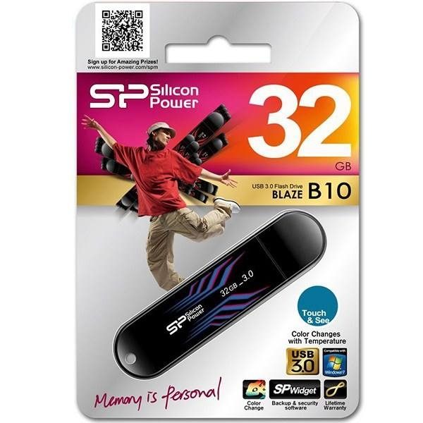 فلش مموری سیلیکون پاور مدل Blaze B10 ظرفیت 32 گیگابایت