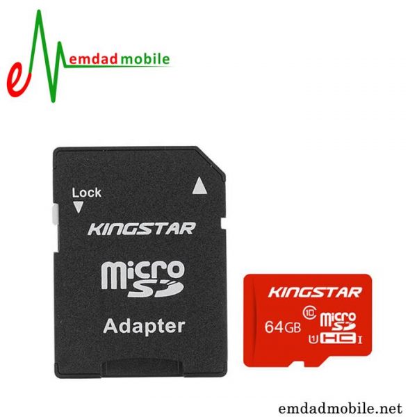 کارت حافظه microSDHC کینگ استار کلاس 10 استاندارد UHS-I U1 سرعت 85MBps همراه با آداپتور SD ظرفیت 64 گیگابایت