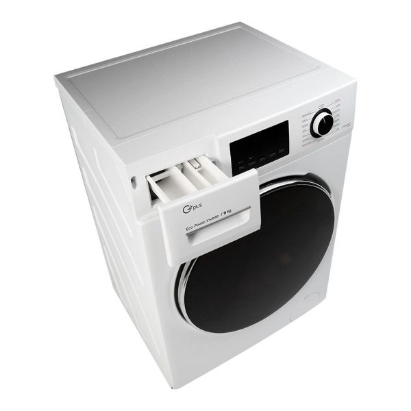ماشین لباسشویی جی پلاس مدل GWM-K844W ظرفیت 8 کیلوگرم