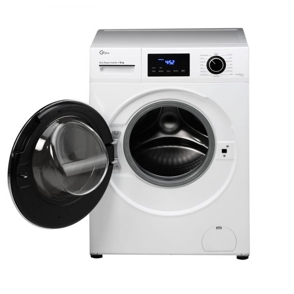 ماشین لباسشویی جی پلاس مدل J8470W ظرفیت 8 کیلوگرم