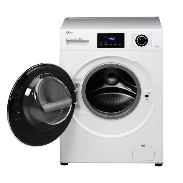 ماشین لباسشویی جی پلاس مدل GWM-K844W ظرفیت 8 کیلوگرم