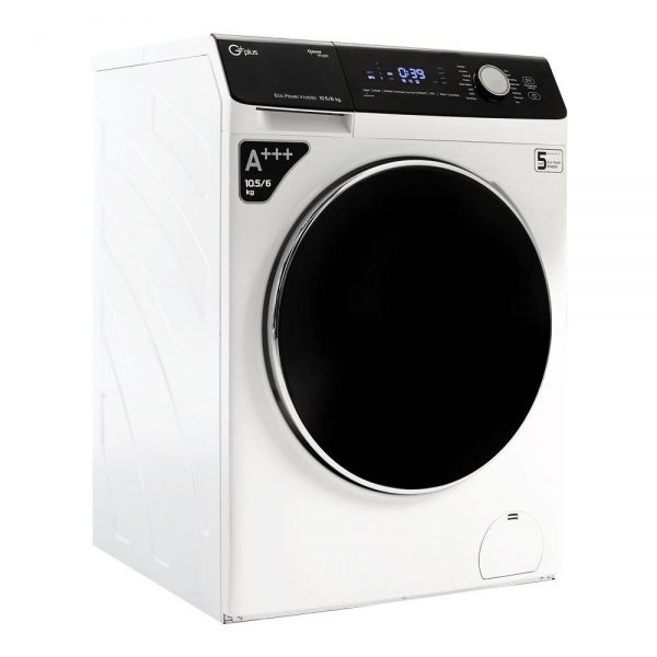 ماشین لباسشویی جی پلاس مدل GWM-KD1048W ظرفیت 10.5 کیلوگرم