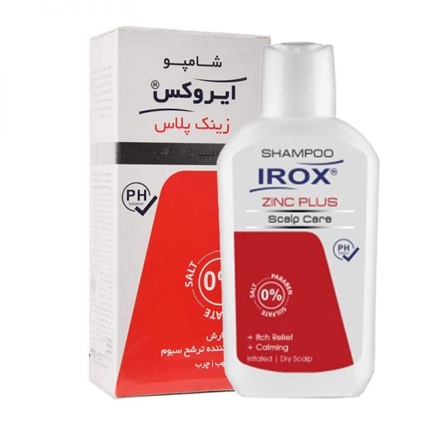 شامپو زینک پلاس ایروکس مخصوص شوره خشک 200 گرم