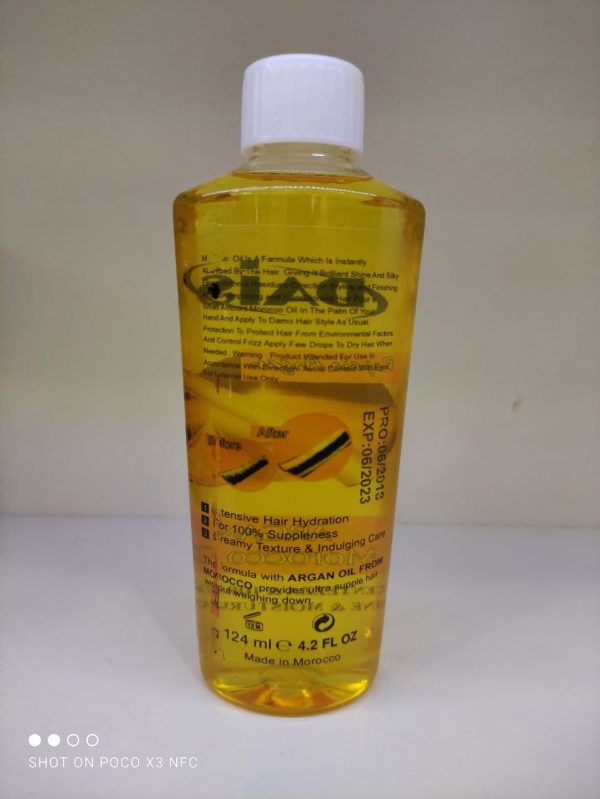 روغن آرگان دایس مدل argan morocco oil حجم 124 میلی لیتر