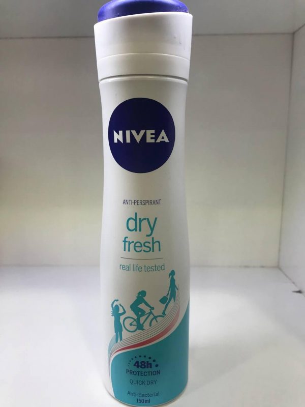 اسپری ضد تعریق زنانه نیوآ مدل DRY FRESH حجم 150 میلی لیتر