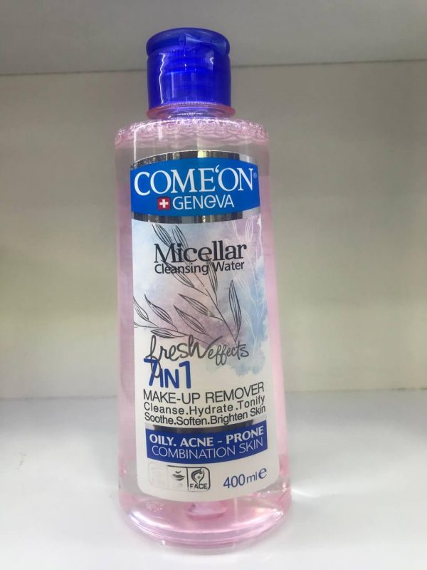 میسلار واتر کامان مناسب پوست چرب و مستعد آکنه Comeon Oily Skin Micellar Cleansing Water