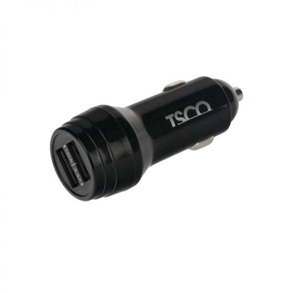 شارژر فندکی تسکو مدل TCG 22 به همراه کابل تبدیل USB به microUSB