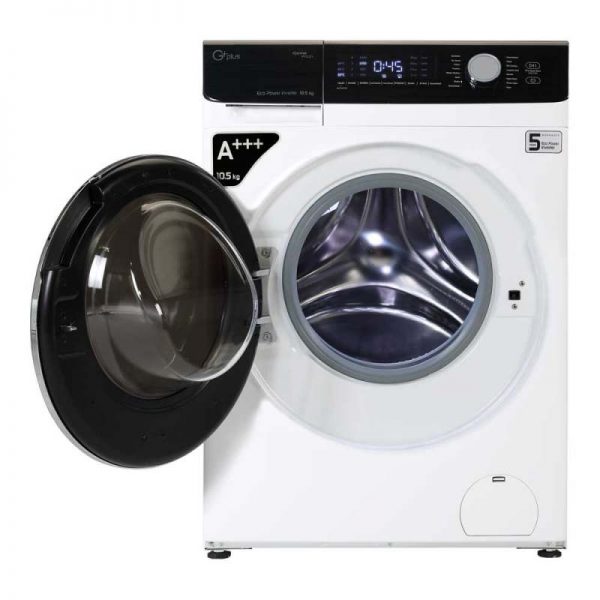 ماشین لباسشویی جی پلاس مدل GWM-K1058W ظرفیت 10.5 کیلوگرم