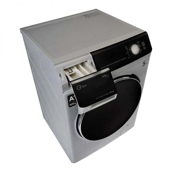 ماشین لباسشویی جی پلاس مدل GWM-K1048S ظرفیت 10.5 کیلوگرم