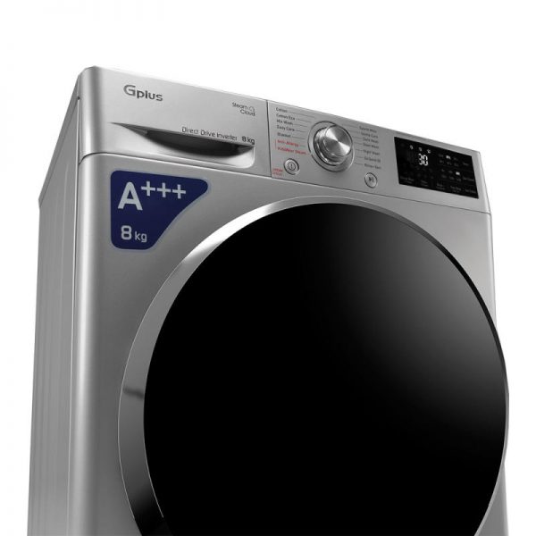 ماشین لباسشویی جی پلاس مدل GWM-L880S ظرفیت 8 کیلوگرم