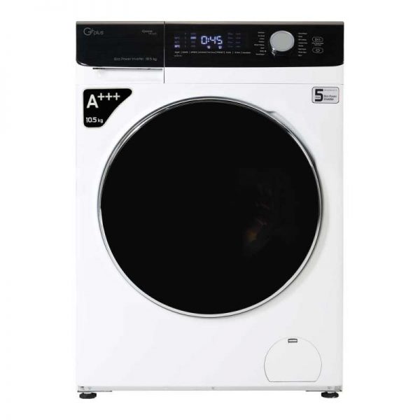 ماشین لباسشویی جی پلاس مدل GWM-K1058W ظرفیت 10.5 کیلوگرم