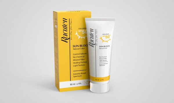 ضد آفتاب راکوتن SPF 50 مناسب پوست های چرب و مختلط حجم ۵۰ml