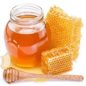 عسل گون و اویشن با موم طبیعی